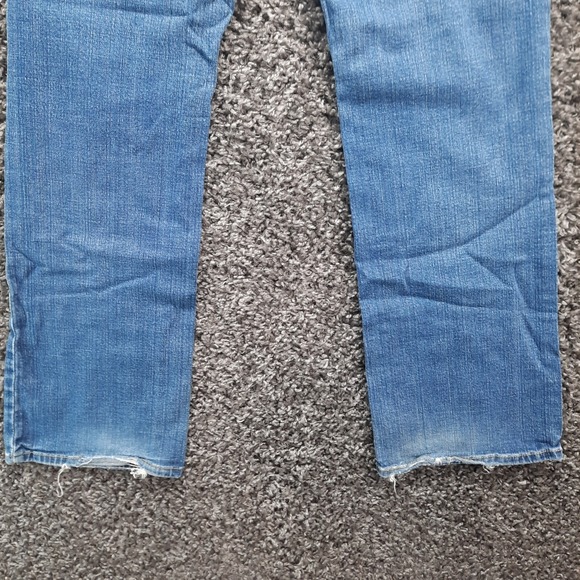 Levis 550 Jeans Women 12 Medium Blue Boot Leg Ladies Stretch Mid Rise Pants - Picture 5 of 10